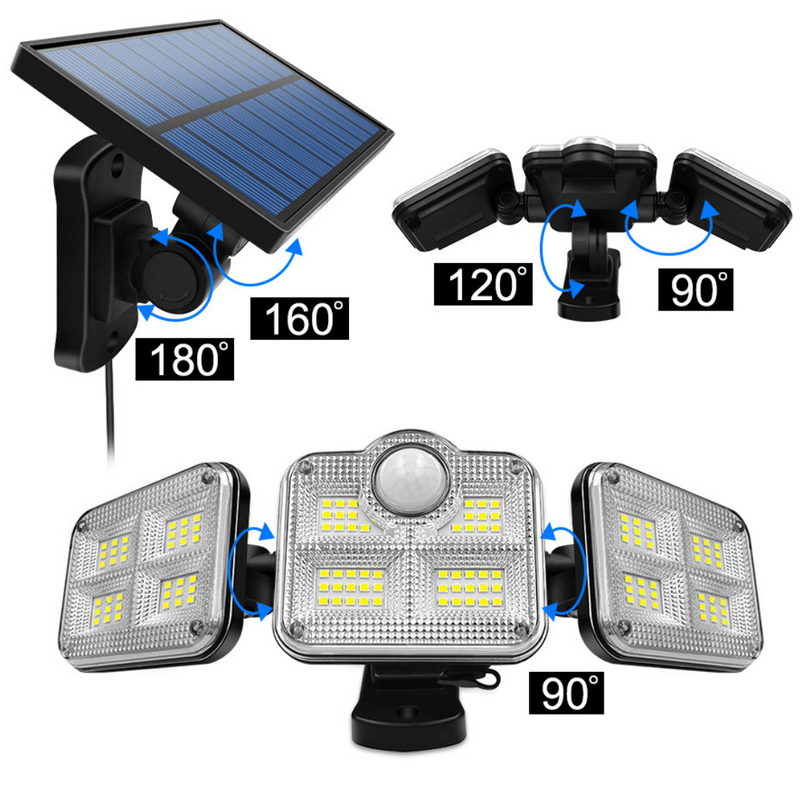 Refletor LED Solar Autossustentável - EcoSol