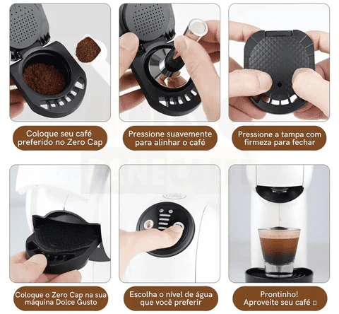 Adaptador Recarregável para Dolce Gusto - ChargeCup® 🔥 | Queima de Estoque | 🔥