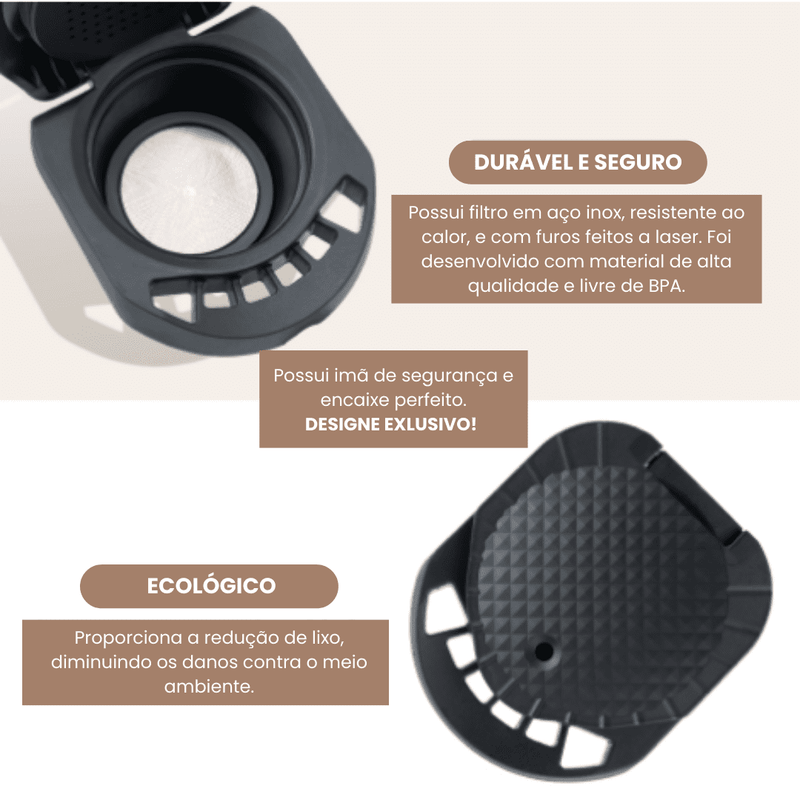 Adaptador Recarregável para Dolce Gusto - ChargeCup® 🔥 | Queima de Estoque | 🔥